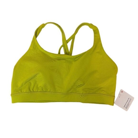 LULUEMON Energy Longline Bra in Lichen Lime NWT - Picture 2 of 10